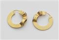 A pair of 18k gold gemstone earrings - image-2