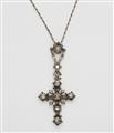 A Rococo parcel gilt silver cross pendant - image-1