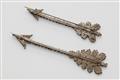 Two Georgian cut steel pin brooches - image-2