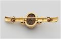 An 18k gold brooch with an Egyptian scarab amulet - image-2