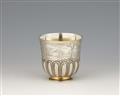 A parcel gilt Augsburg silver beaker - image-1