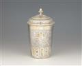 A parcel gilt Baroque silver beaker - image-1