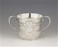 A Queen Anne silver porringer - image-1