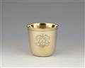 A Strasbourg silver gilt baptism beaker - image-1