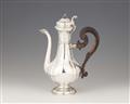 A rare Sienna silver coffee pot - image-1