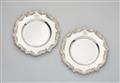 A pair of Vienna silver plates - image-1
