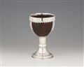 A silver-mounted coconut goblet - image-1