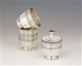 A nest of four silver beakers - image-1