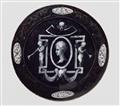 A Limoges enamel astrological plate with Capricorn - image-2