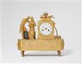 A Parisian ormolu pendulum clock with a shepherd couple - image-3