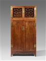 A pair of huanghuali wood square-corner cabinets. 19th/20th century - image-4