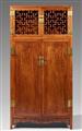 A pair of huanghuali wood square-corner cabinets. 19th/20th century - image-1