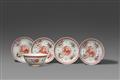 Five fencai bajixiang dishes. Republic period (1912–1949) - image-1