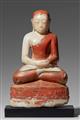 Buddha Shakyamuni. Alabaster. Birma, Shan-Staaten. 19. Jh. - image-1