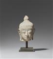 A Shan alabaster head of a Buddha. Burma. 19th/20th century - image-1