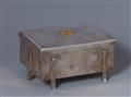 A silver tobacco box and cover. Dateable to 1928 - image-2