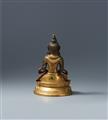 Buddha Amitayus. Bronze, vergoldet. Tibetochinesisch. 18./19. Jh. - image-2