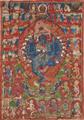 Bedeutendes Thangka des Hevajra mit Nairatmya. Tibet. 19. Jh. - image-1