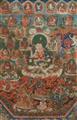 A Tibetan thangka of Samantabhadra. 18th/19th century - image-1