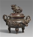 A small bronze incense burner. Ming dynasty - image-1