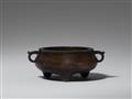 A bronze incense burner. Qing dynasty, 18th/19th century - image-1