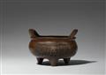 A Sino-islamic bronze incense burner. Qing dynasty - image-1