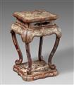 A Ryûkyû lacquer and inlaid mother-of-pearl stand. 18th/19th century - image-1