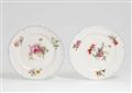 A pair of Berlin KPM porcelain dinner plates from a service for Diede zu Fürstenstein - image-1