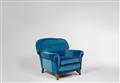 Blue armchair by Bruno Paul - image-3