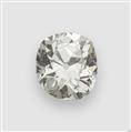 A loose old mine-cut diamond solitaire 3.81 ct. - image-1