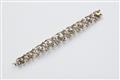 A French Belle Epoque 18k gold and diamond bracelet. - image-2