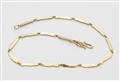 A German hand forged 18k gold necklace. - image-2