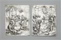 A rare pair of Munich Baroque silver reliefs - image-2