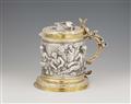 An important Hamburg Baroque silver tankard - image-1