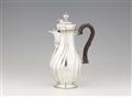 An Augsburg silver hot chocolate pot - image-1