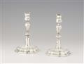 A pair of Rostock silver candlesticks - image-1
