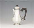 A small Cologne silver coffee pot - image-1