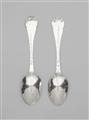 A pair of East Frisian silver spoons - image-2