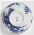 Six items of Meissen porcelain with peony and butterfly decor - image-2