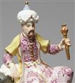 A Meissen porcelain model of a Sultan and an African on an elephant - image-9