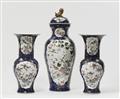 A set of three Samson porcelain vases with famille-rose decor - image-2