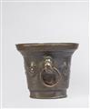 A Gothic single-handled mortar with mascarons - image-4