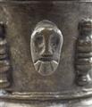 A rare late Gothic mortar with mascarons - image-3