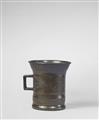 A small single-handled mortar dated 1728 - image-3