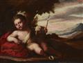 Italian or Spanish School 17th century - The Young John the Baptist with a Lamb and a Cross
The Young John the Baptist with a Lamb and a Fishing Rod - image-1