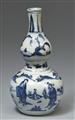 A blue and white double gourd vase. Wanli period (1572–1620) - image-2