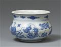 Blau-weißer Weihrauchbrenner. Kangxi-Periode (1662–1722) - image-2