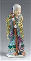 A large Chinese famille rose standing figure of Shoulao, 20th Century - image-1