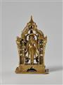 Vishnu-Altar. Gelbguss. West-Indien, Gujarat. Inschriftlich datiert 1465 - image-2