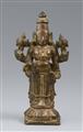 A South Indian copper alloy figure of Vishnu. 17th/19th century - image-1